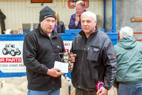 Champion Hill Cheviots Messrs Carter, Blackwoodridgehouse, 53 kilos, £102 to R. Staveley